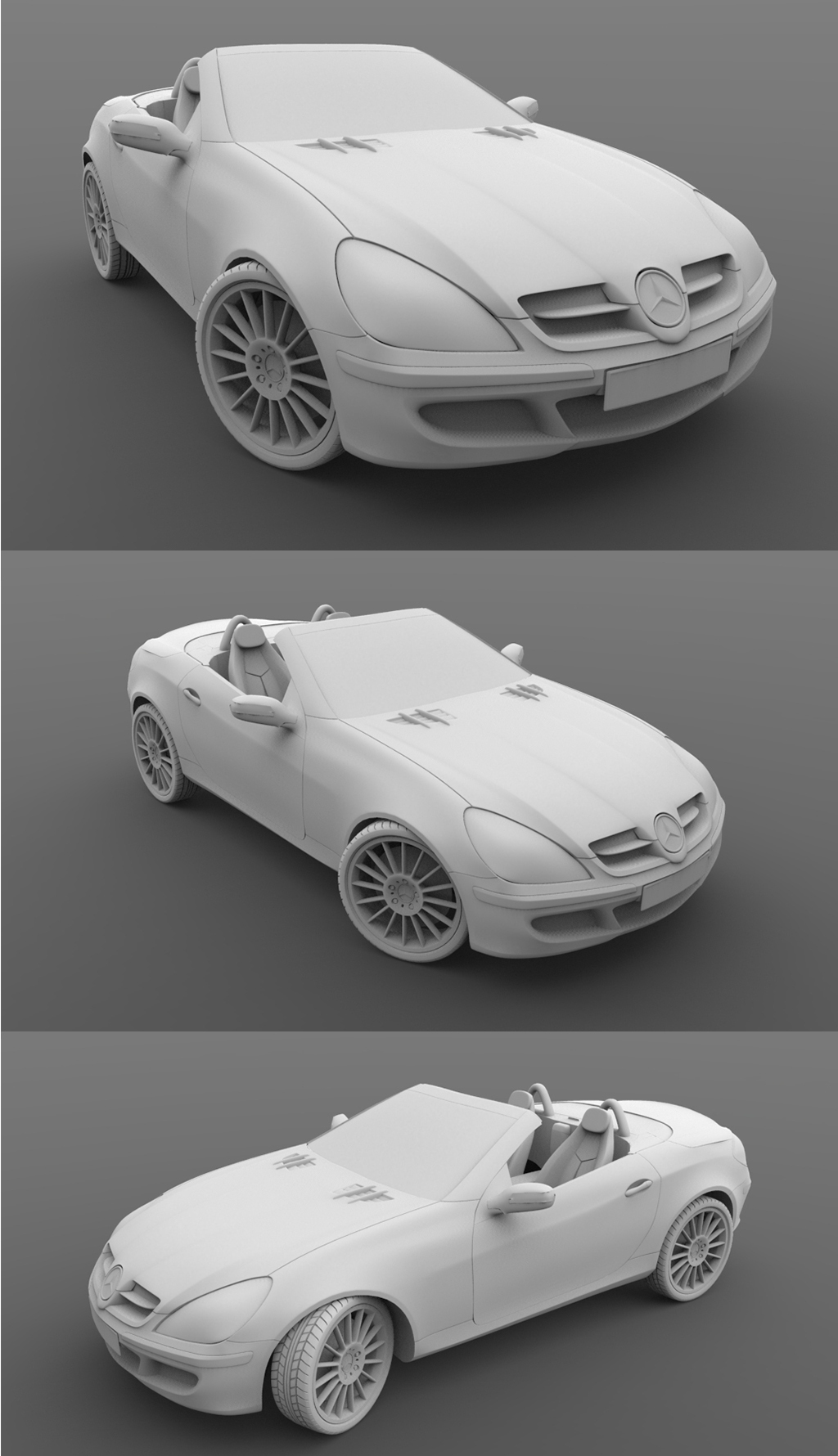 奔馳汽車(chē)3D模型素材下載 計(jì)算機(jī)軟件設(shè)計(jì)中的關(guān)鍵資源